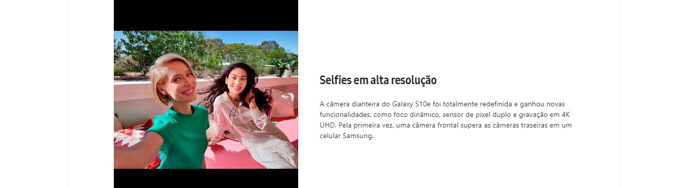  Smartphone Samsung Galaxy S10e 128GB 6GB RAM Tela 5,8